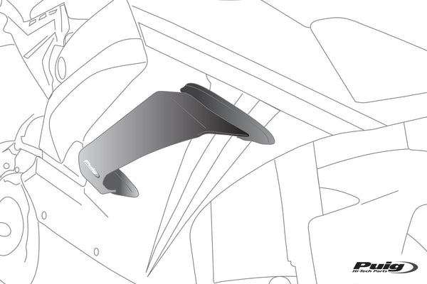 Puig Winglets Race Kawasaki ZX-10R/RR (2020 en later) groen