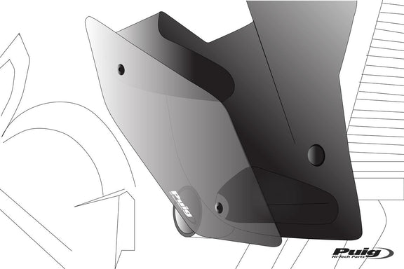 Puig Downforce zijspoilers Yamaha MT-09 (2021 en later) blauw