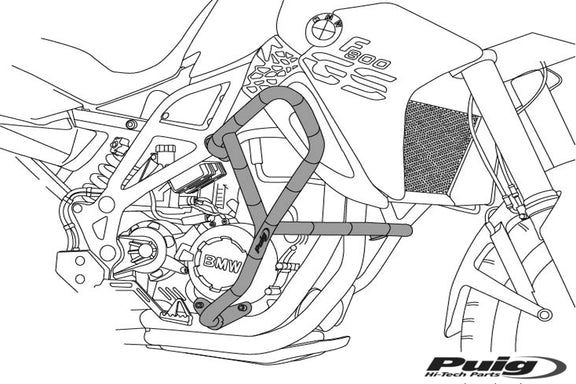 Puig Valbeugels 38MM Indian Scout zwart