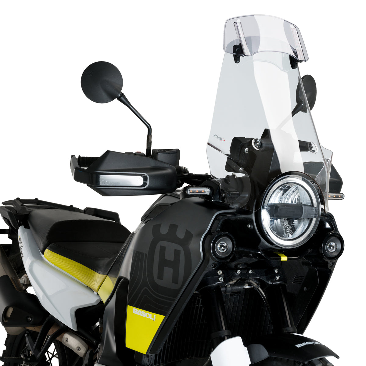 Puig Windscherm Touring met vizier Husqvarna Norden 901 22 transparant