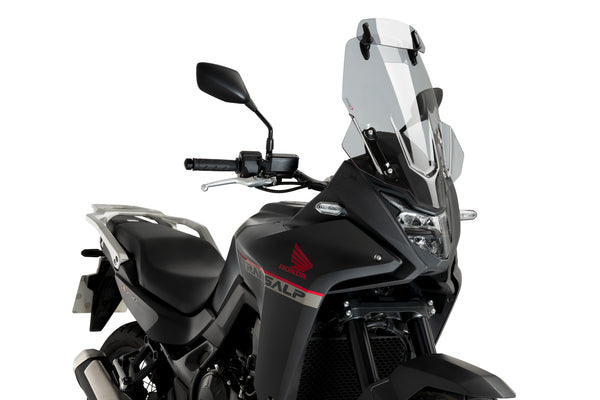 Puig Windscherm Touring met vizier Honda XL 750 Transalp (2023 en later) smoke
