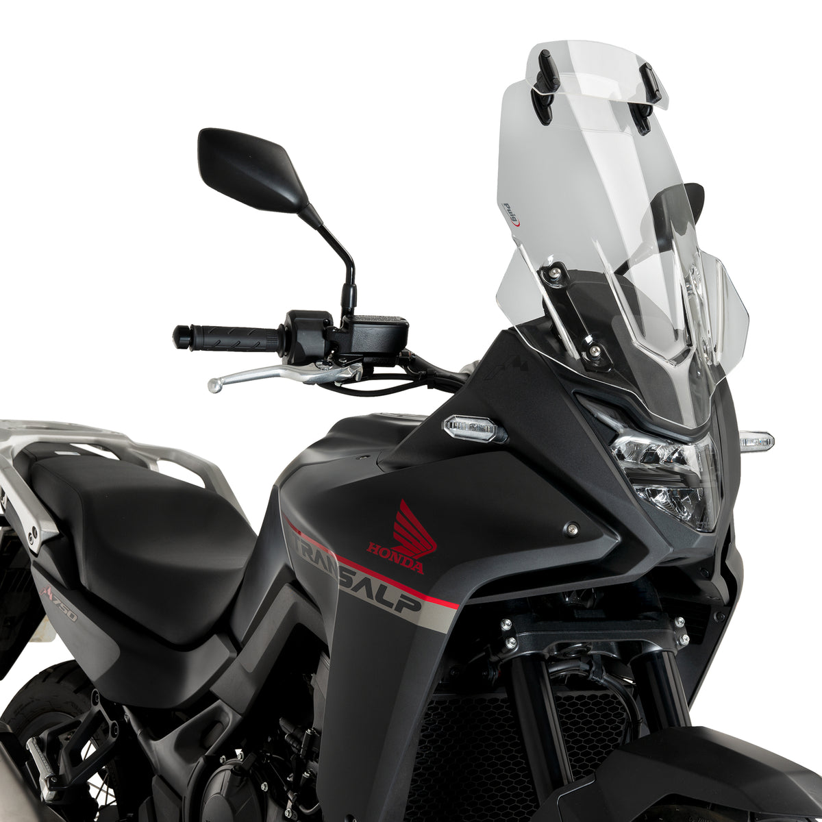 Puig Windscherm Touring met vizier Honda XL 750 Transalp (2023 en later) transparant