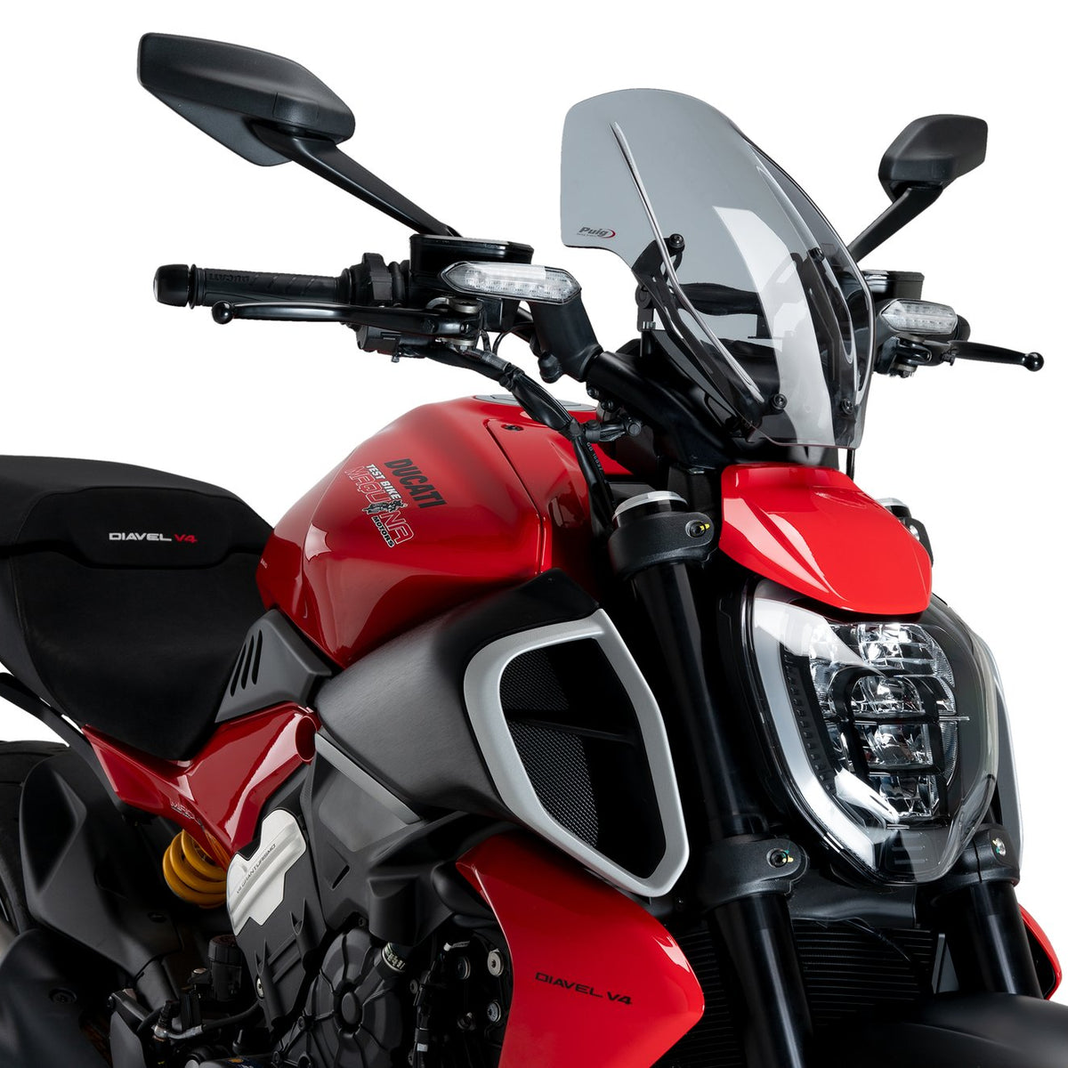 Puig Windscherm New Generation Regula. Ducati Diavel V4 smoke