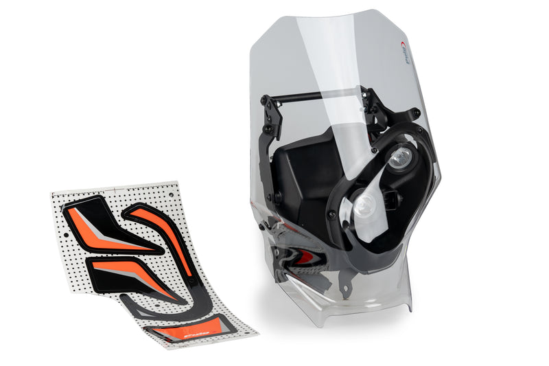 Puig Windscherm Rally KTM 500EXC-F Six Days transparant