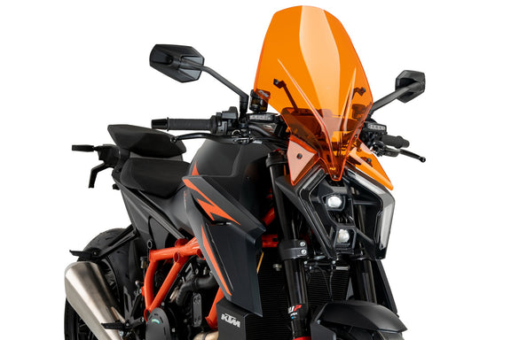 Puig Windscherm New Generation Touring KTM 1390 Super D oranje