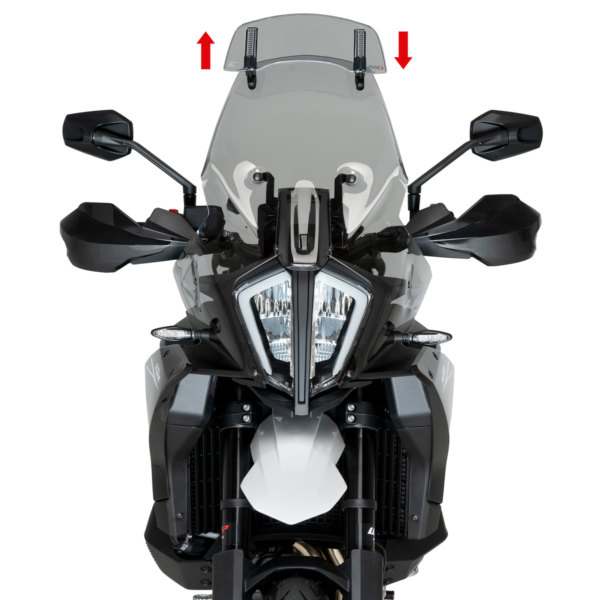 Puig Windscherm Touring met vizier KTM 890 Smt (2024 en later) smoke