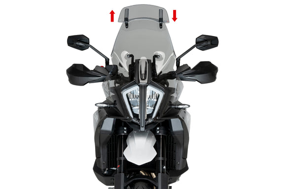 Puig Windscherm Touring met vizier KTM 890 Smt (2024 en later) smoke