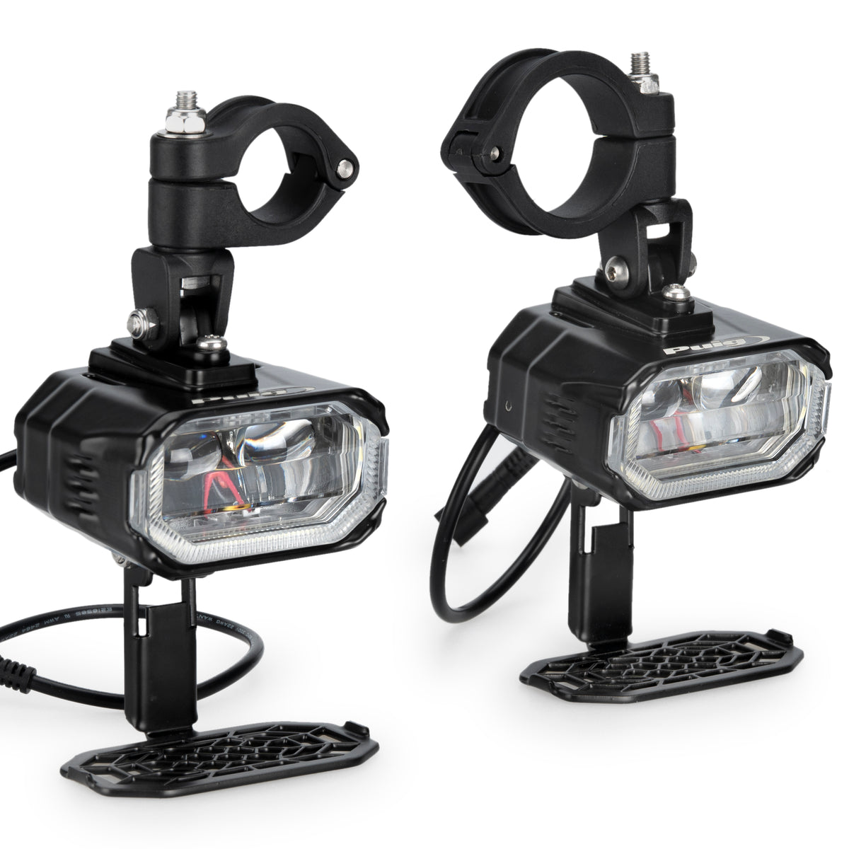 Puig Approved Mist Auxiliary Lights Set + Clamps zwart