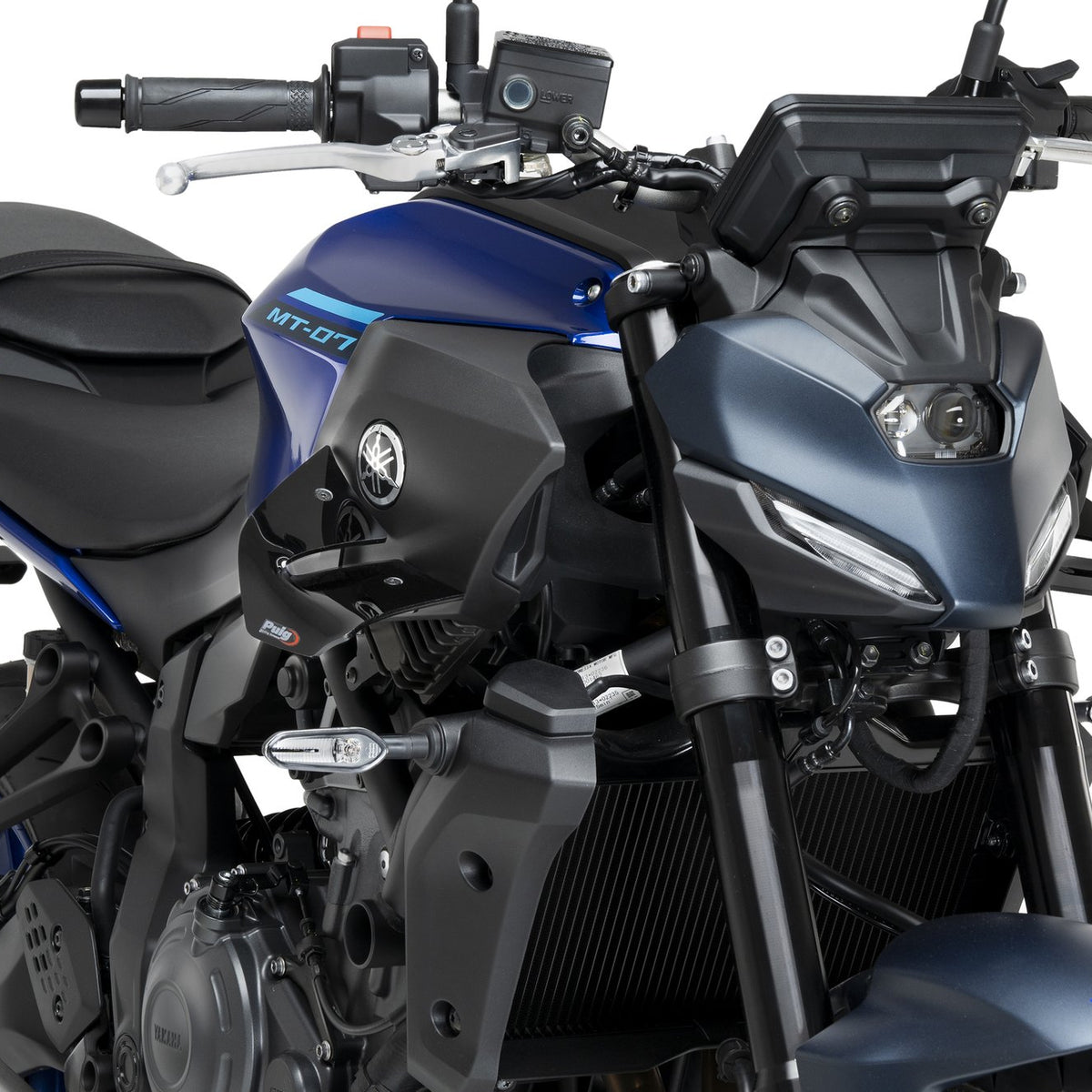 Puig Spoilers D12 Yamaha MT-07 (2025 en later) zwart