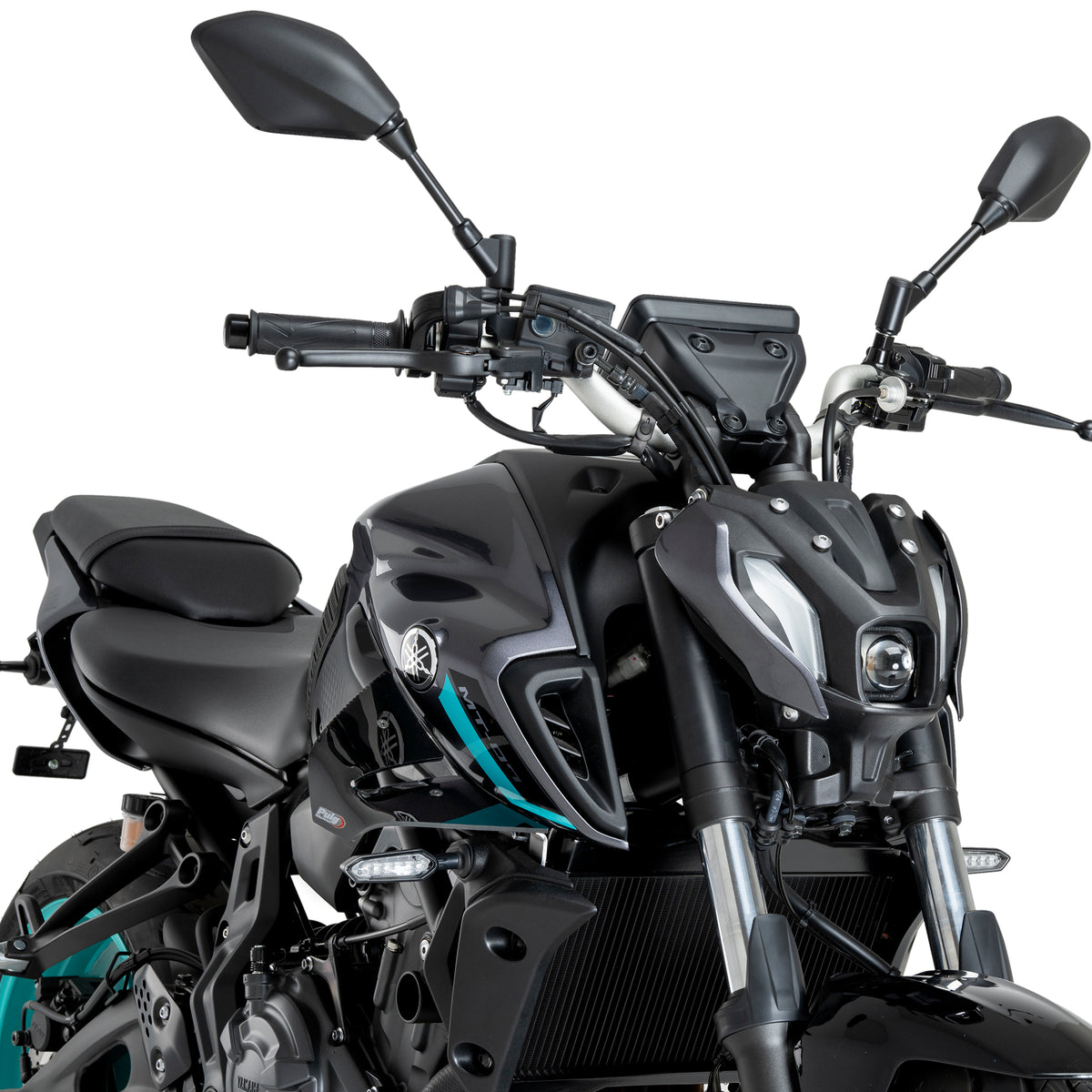 Puig Spoilers D12 Yamaha MT-07 (2021-2024)/Pure (2023-2024) zwart