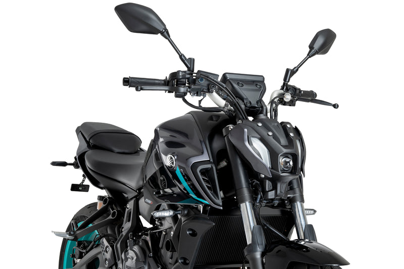 Puig Spoilers D12 Yamaha MT-07 (2021-2024)/Pure (2023-2024) zwart