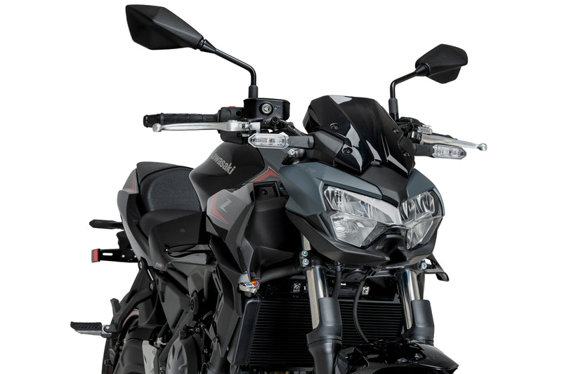 Puig Spoilers D12 Kawasaki Z650 (2020-2025) zwart