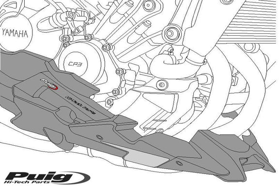 Puig Motorspoiler Kawasaki Z800 (2013-2017) carbon