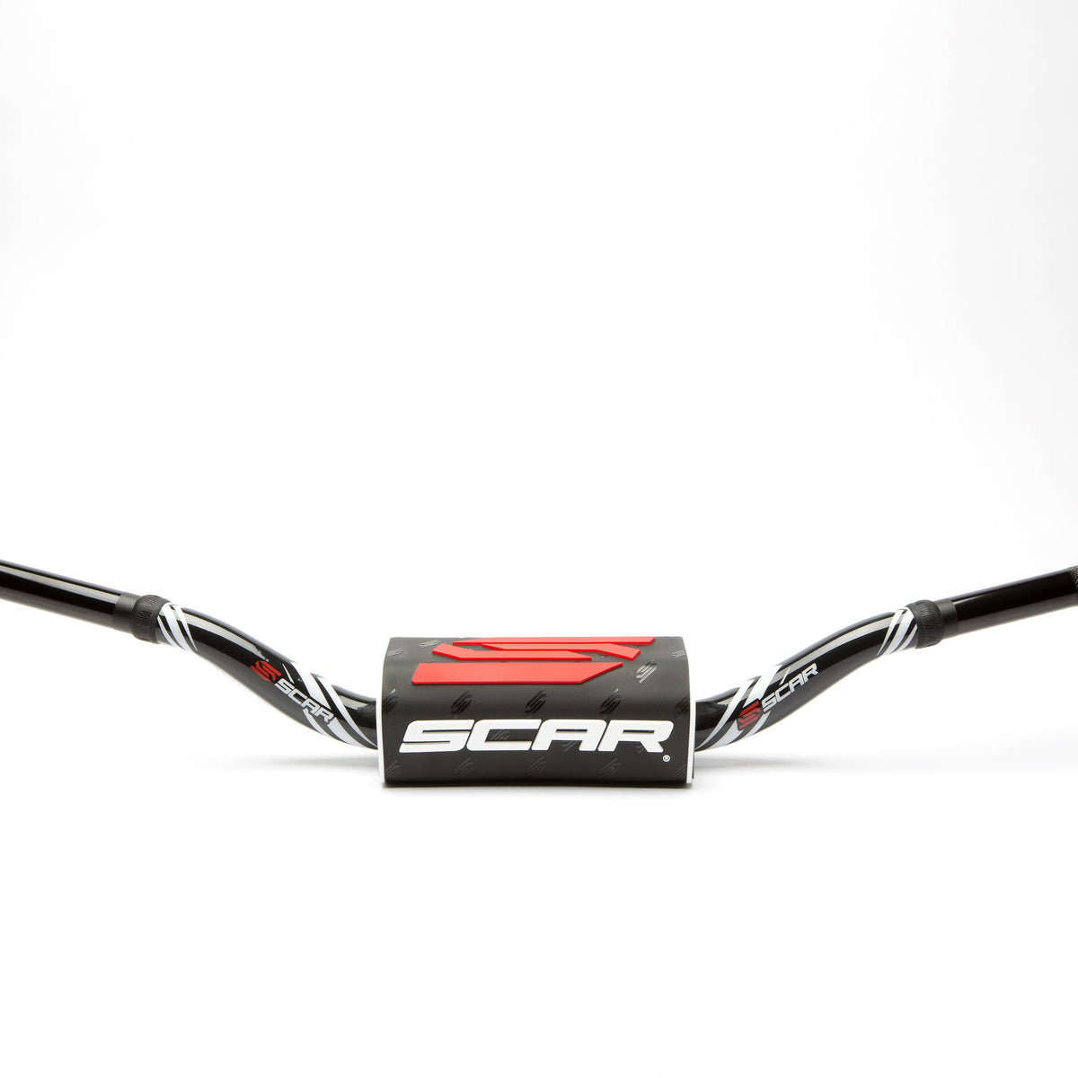 Scar O² Stuur Ø28,6 mm laag mini Stuur zwart