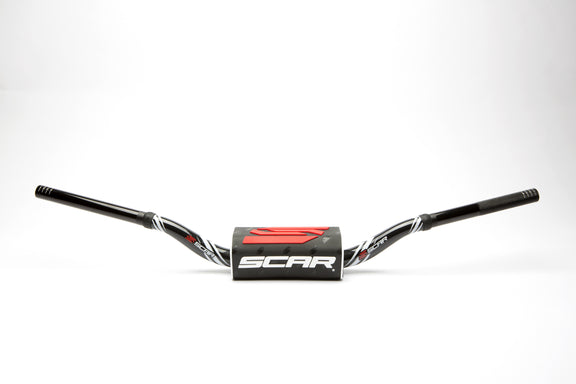 Scar O² Stuur Ø28,6 mm laag mini Stuur zwart