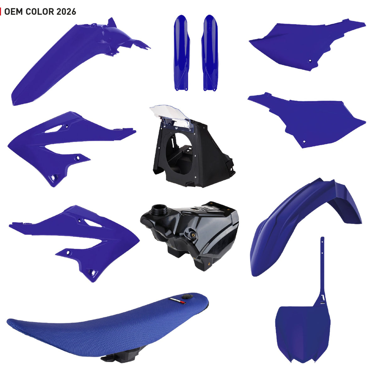 Polisport Plasticset (restyle) Blauw YAMAHA YZ125/YZ250 2002-2021