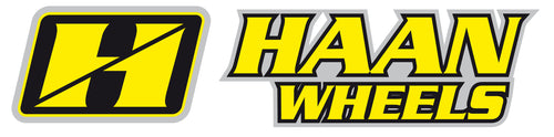 Haan Spakenset Haan wheel 19 spoke 1995-2025 Nippels rood, Zwart
