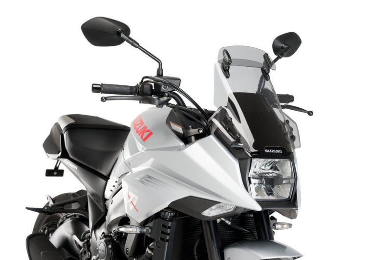 Puig Windscherm Touring met vizier Suzuki Katana (2019 en later) smoke