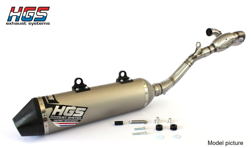 HGS Compleet uitlaatsysteem 4-takt Suzuki RM-Z450 2006-2009