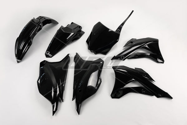UFO Plasticset Zwart Kawasaki KX85 2014-2021