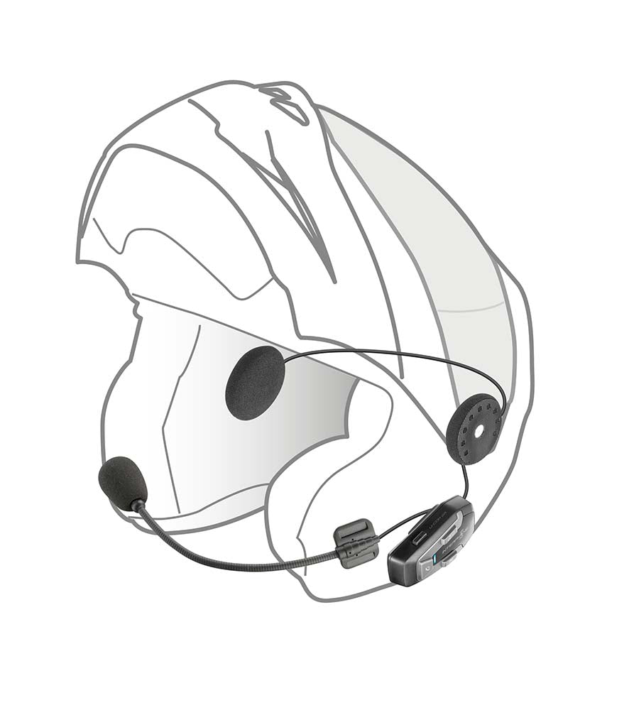 Interphone U-COM 6R Bluetooth 5.2 Intercom Motor – Communicatiesysteem