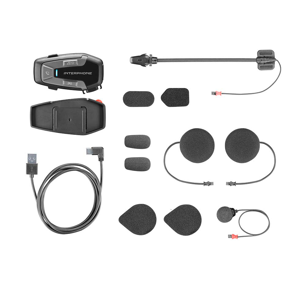 Interphone U-COM 6R Bluetooth Intercom Duo Pack – Communicatieset Motor