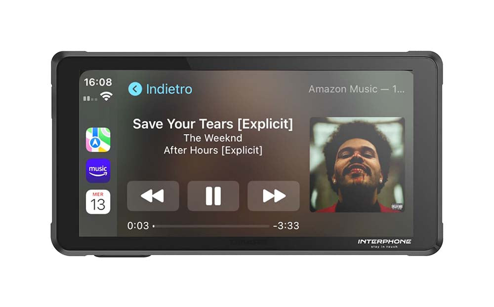 Interphone SYNC 55 CarPlay & Android Auto Display Motor – 5,5" Touchscreen