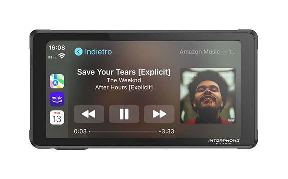 Interphone SYNC 55 CarPlay & Android Auto Display Motor – 5,5" Touchscreen