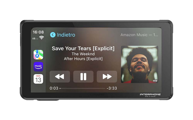 Interphone SYNC 55 CarPlay & Android Auto Display Motor – 5,5" Touchscreen