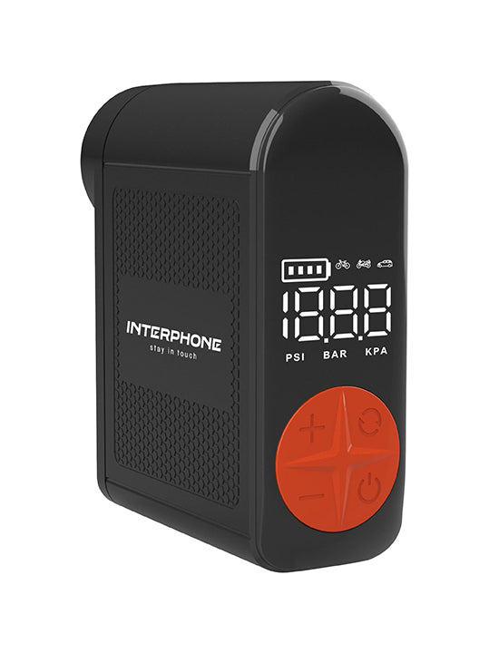 Interphone Air Pump Mini 3000 mAh – Compact Cordless Tyre Inflator