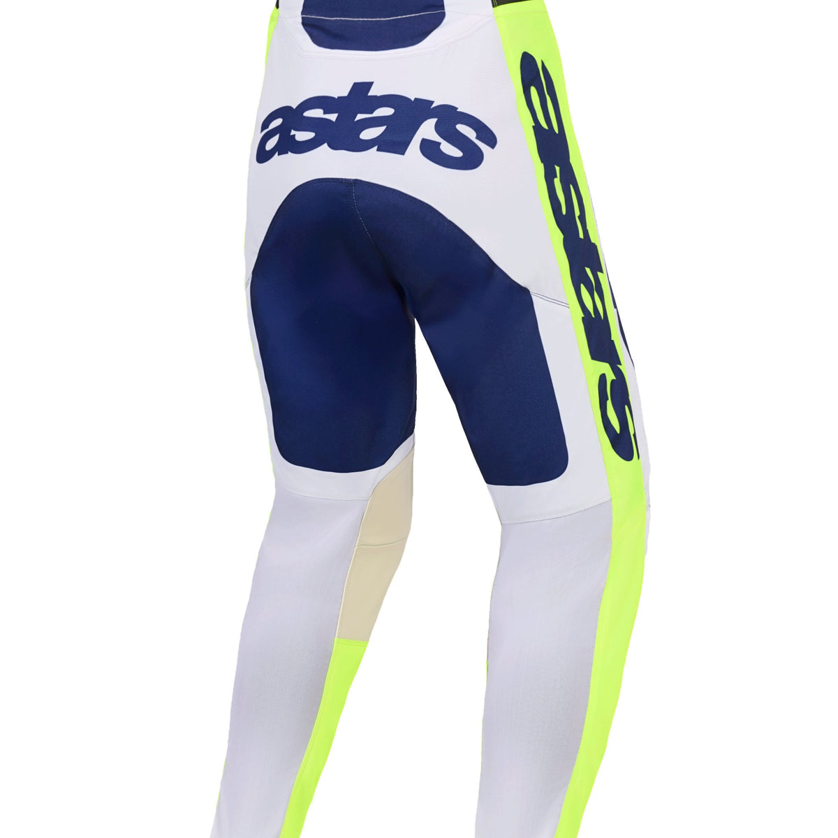 Alpinestars Racer Air Riway Grau/Leuchtgelb/Blau Crosshose