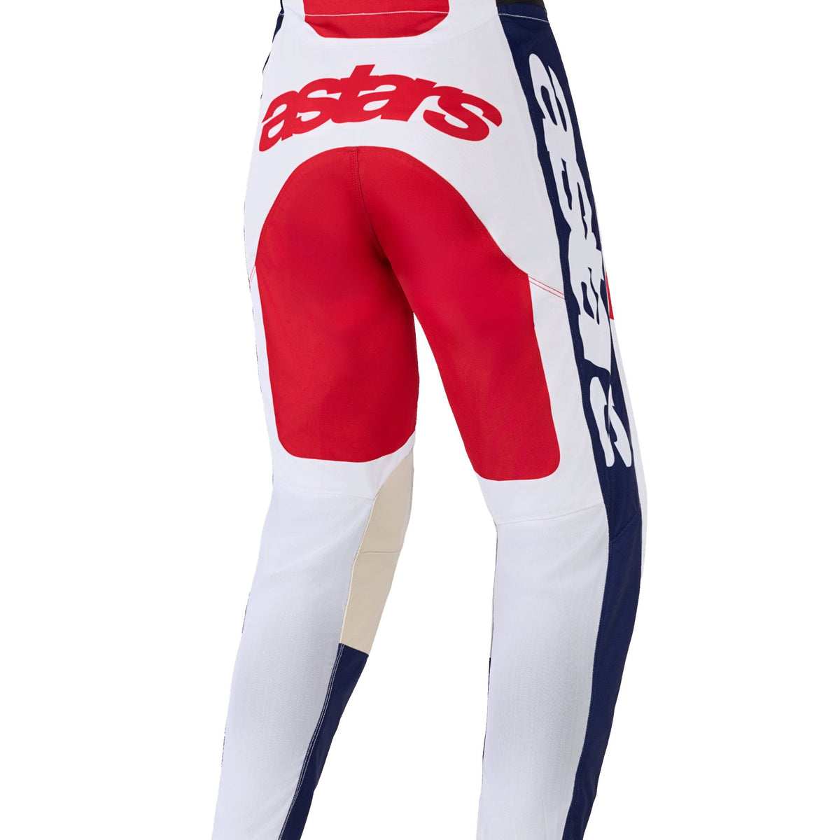 Alpinestars Racer Riway Weiß/Blau/Rot Motocross-Hose