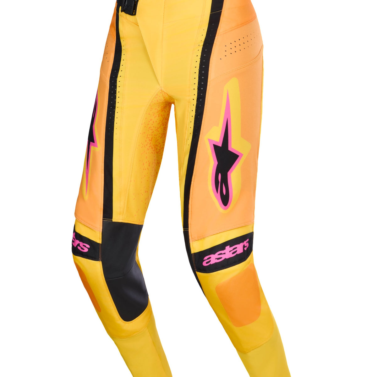 Alpinestars Techstar Nomur Orange/Gelb/Pink Crosshose