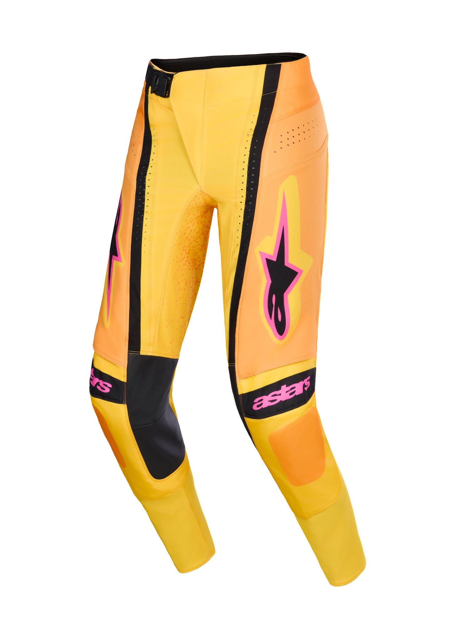 Alpinestars Techstar Nomur Orange/Gelb/Pink Crosshose
