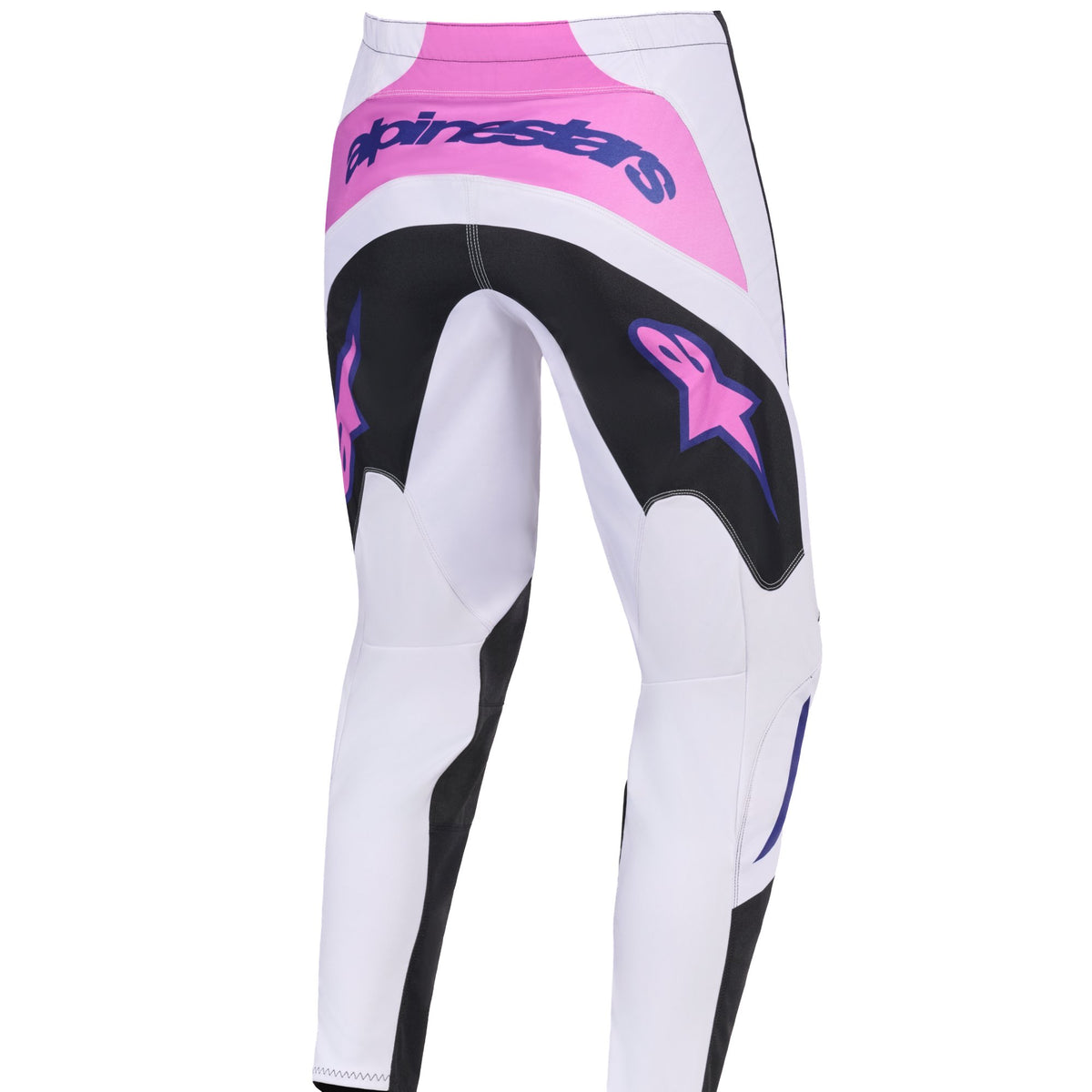 Alpinestars Fluid Grid Zwart/Grijs/Paars Crossbroek