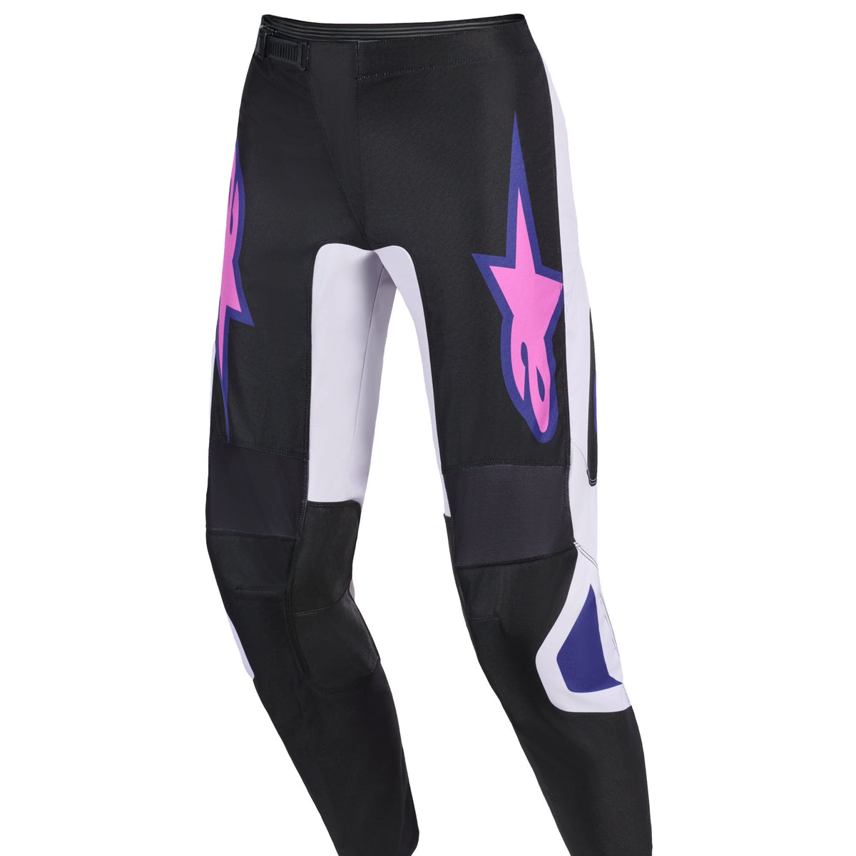 Alpinestars Fluid Grid Zwart/Grijs/Paars Crossbroek