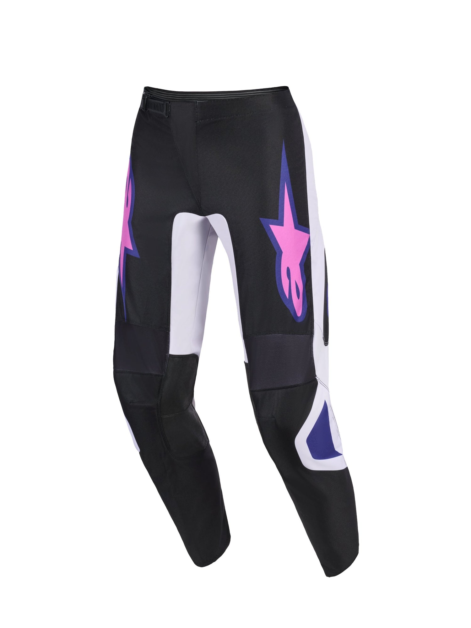 Alpinestars Fluid Grid Schwarz/Grau/Violett Crosshose