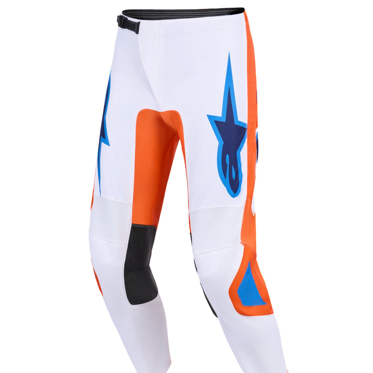 Alpinestars Fluid Grid Oranje/UCLA Blauw Crossbroek