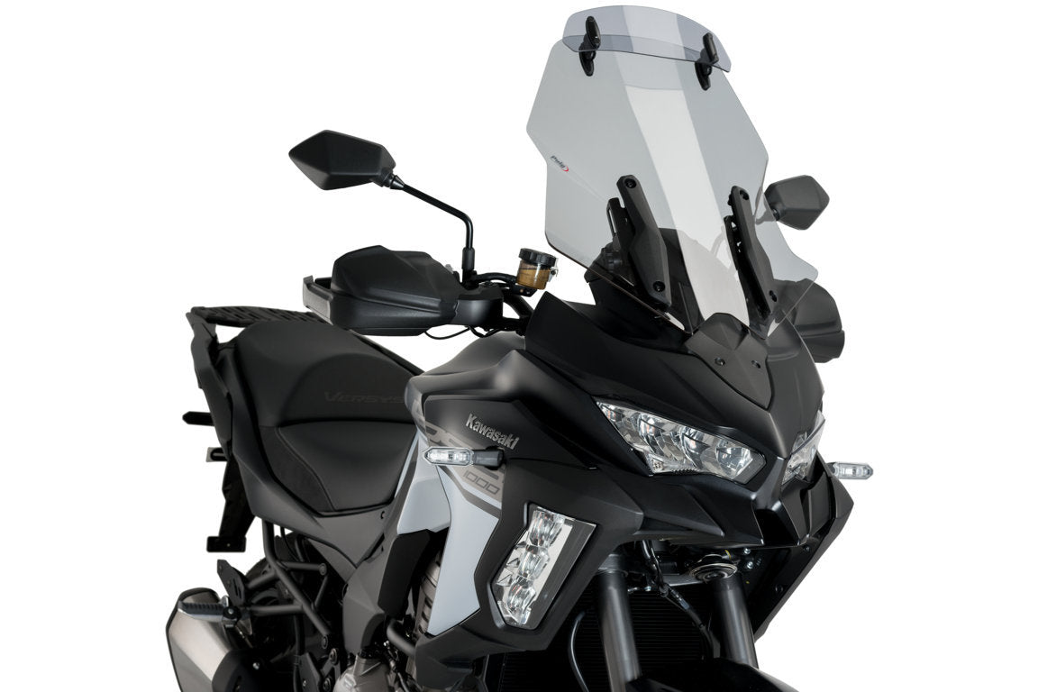 Puig Windscherm Touring met vizier Kawasaki Versys 1000 Se/Tourer/Gra smoke