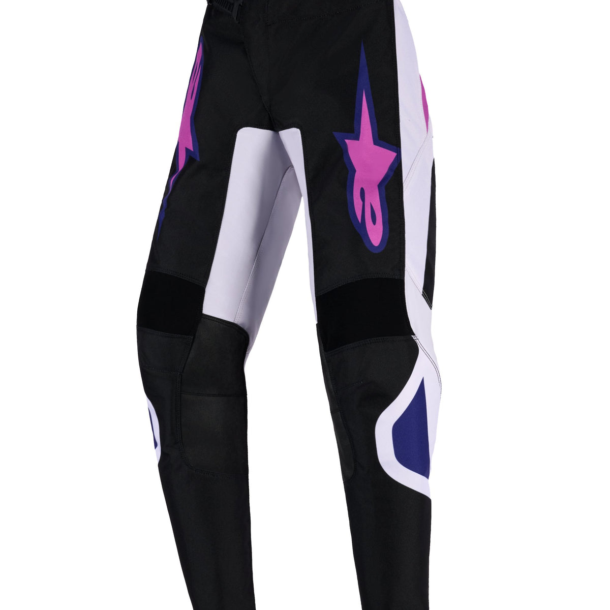 Alpinestars Youth Fluid Grid Schwarz/Grau/Lila Crosshose