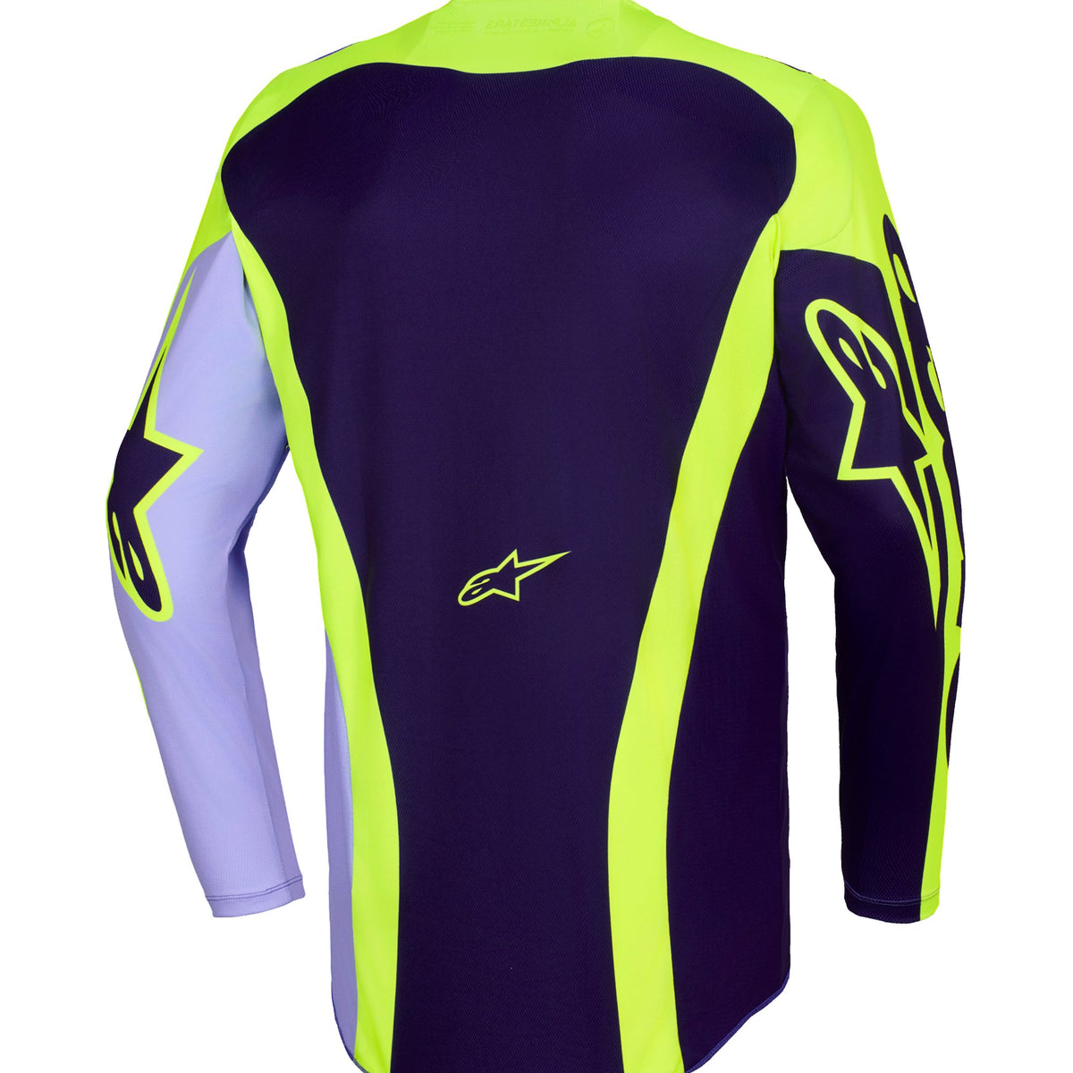 Alpinestars Racer Portl Purple/Fluo Yellow Motocross Jersey