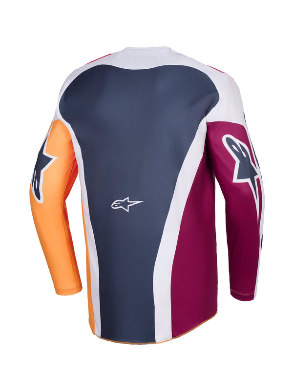 Alpinestars Racer Portl Rood/Grijs/Donker Grijs Crossshirt