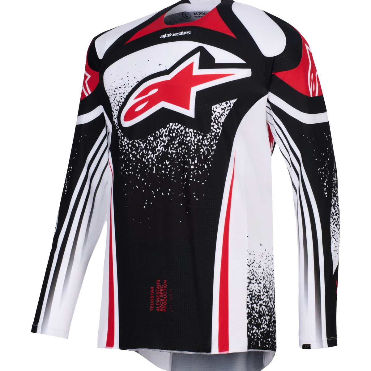 Alpinestars Techstar Nomur Black/White/Red Motocross Jersey