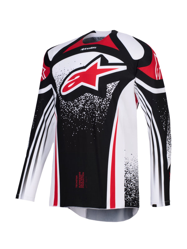 Alpinestars Techstar Nomur Zwart/Wit/Rood Crossshirt