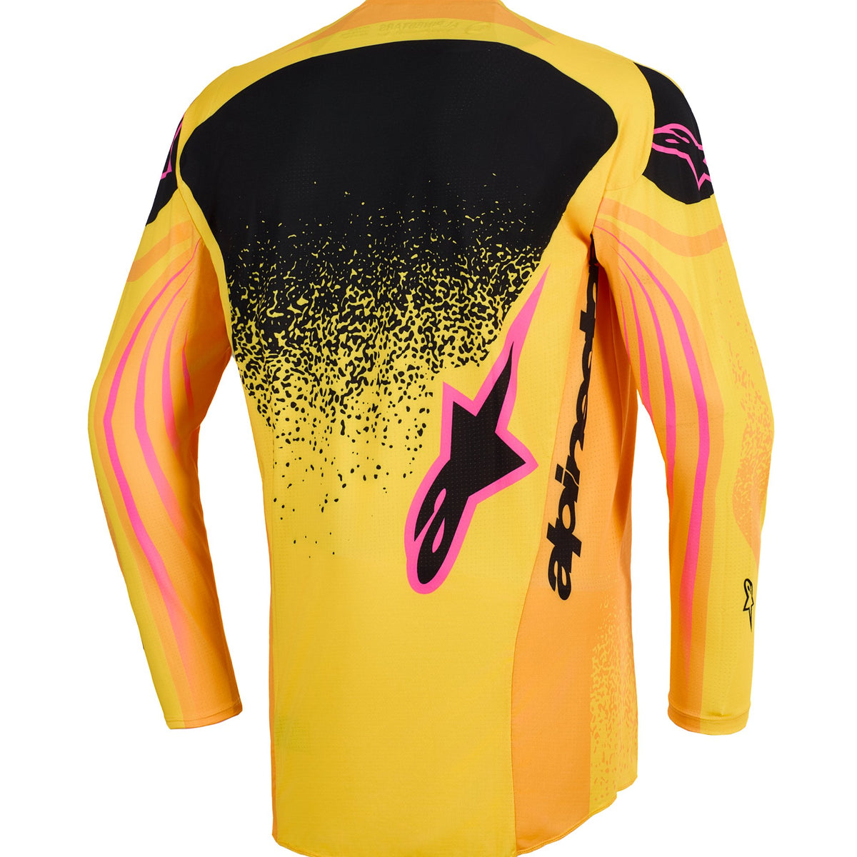 Alpinestars Techstar Nomur Orange/Gelb/Pink Cross-Trikot