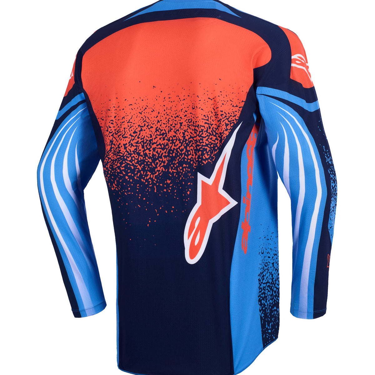 Alpinestars Techstar Nomur Navy/Orange/UCLA Blue Motocross-Trikot