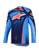 Alpinestars Techstar Nomur Navy/Oranje/UCLA Blauw Crossshirt