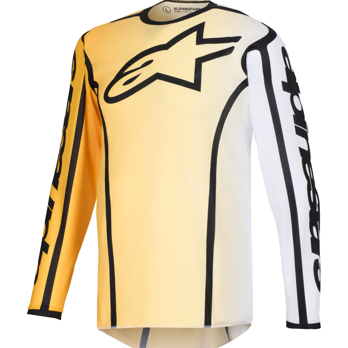 Alpinestars Fluid Apex Gelb/Schwarz Cross-Shirt
