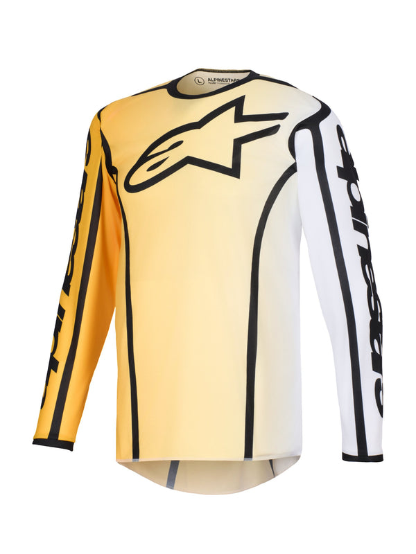 Alpinestars Fluid Apex Gelb/Schwarz Cross-Shirt