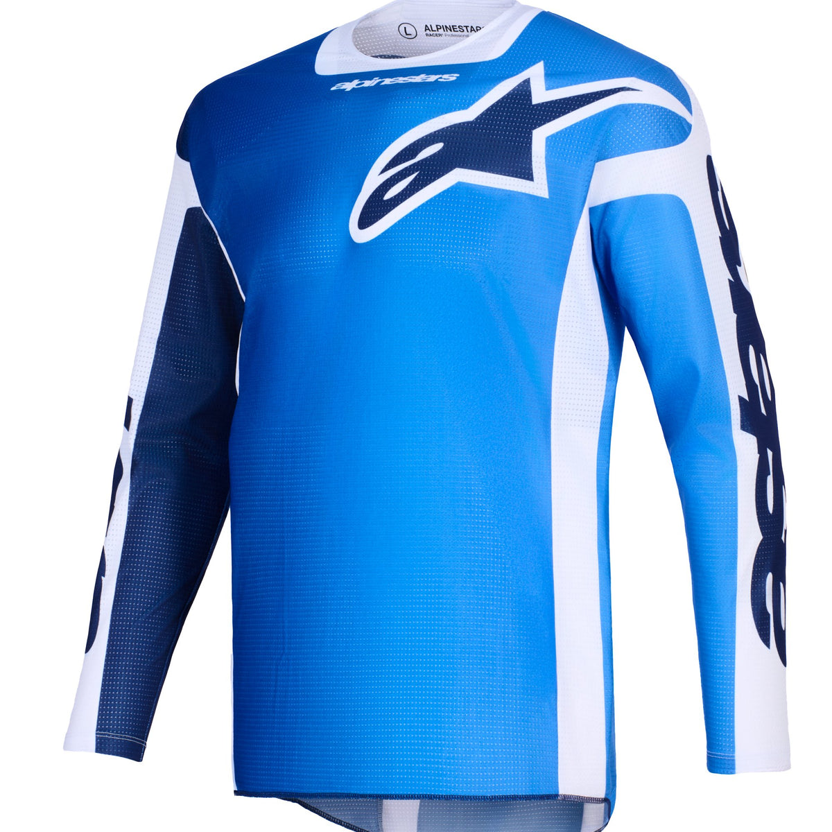 Alpinestars Racer Air Portl UCLA Blau/Weiß Crosshemd